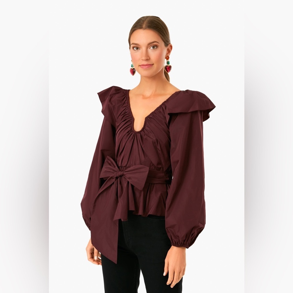 TANYA TAYLOR Cabernet Shiela Top